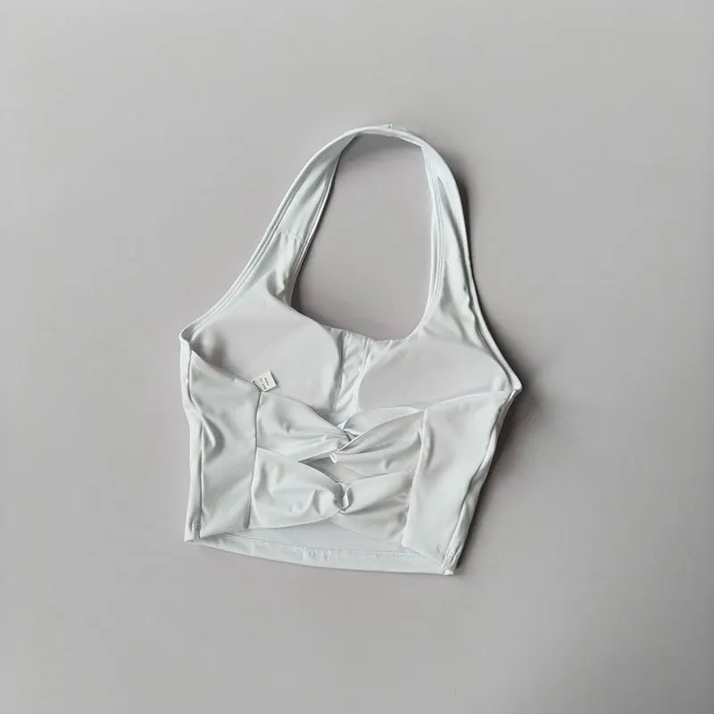 Sujetador deportivo para mujer, Tops de entrenamiento, sujetadores deportivos para gimnasio, Sujetador deportivo atlético Sexy, Top corto de Yoga con espalda descubierta para gimnasio