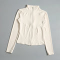 Gimnasio Fitness Zip up Entrenamiento Correr Entrenamiento Yoga Pista recortada Chaquetas deportivas para mujeres