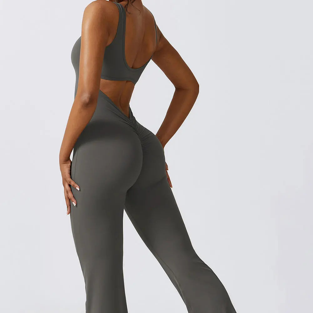 Nuevo conjunto de gimnasio para mujer, traje de entrenamiento para Yoga, ropa deportiva para mujer, mono deportivo, peleles de Fitness, monos elásticos de entrenamiento con realce para mujer