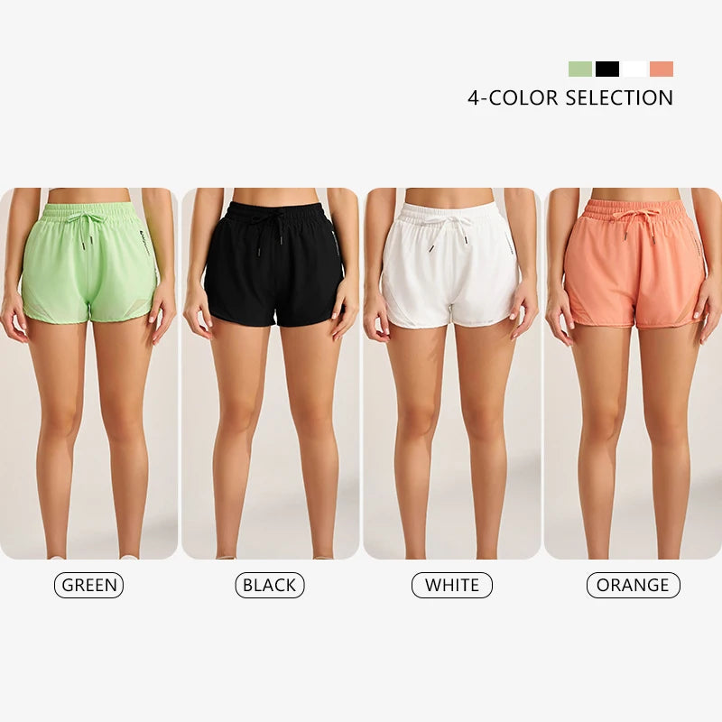 Ropa Deportiva para Mujer, pantalones cortos de Yoga, pantalones cortos para correr, gimnasio, Fitness, Ropa deportiva, entrenamiento, Ropa Deportiva para Mujer