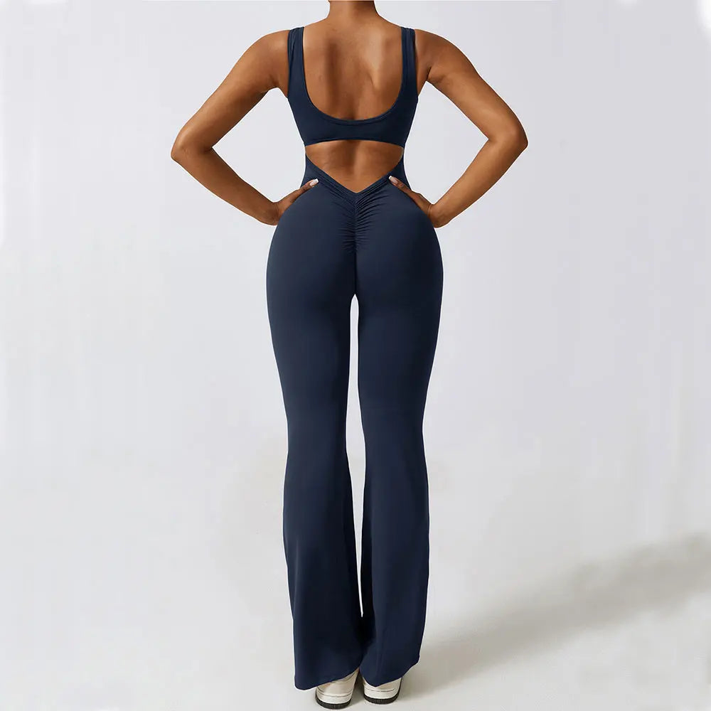 Nuevo conjunto de gimnasio para mujer, traje de entrenamiento para Yoga, ropa deportiva para mujer, mono deportivo, peleles de Fitness, monos elásticos de entrenamiento con realce para mujer