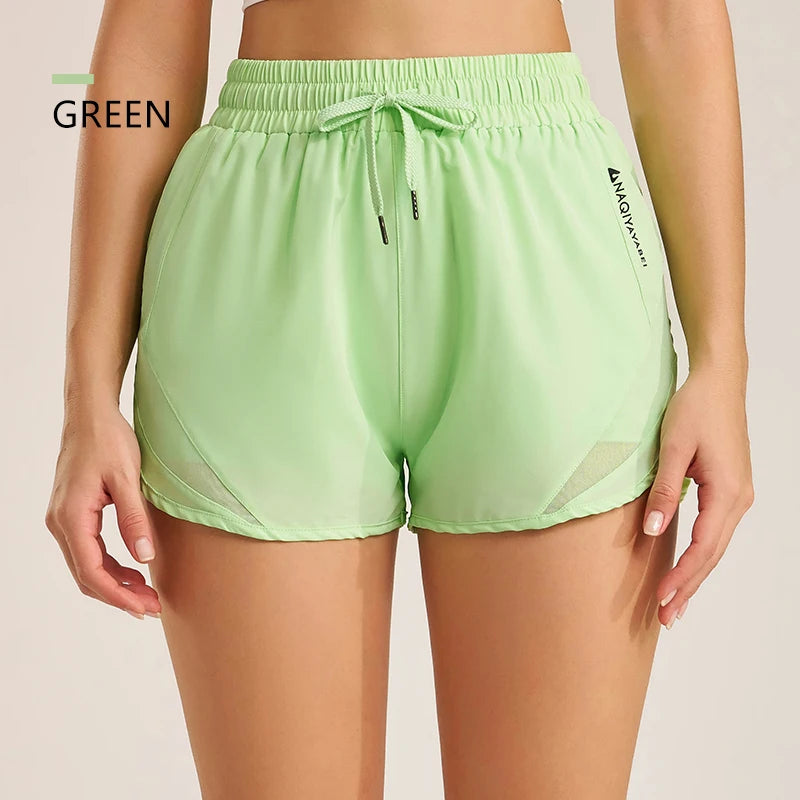 Ropa Deportiva para Mujer, pantalones cortos de Yoga, pantalones cortos para correr, gimnasio, Fitness, Ropa deportiva, entrenamiento, Ropa Deportiva para Mujer