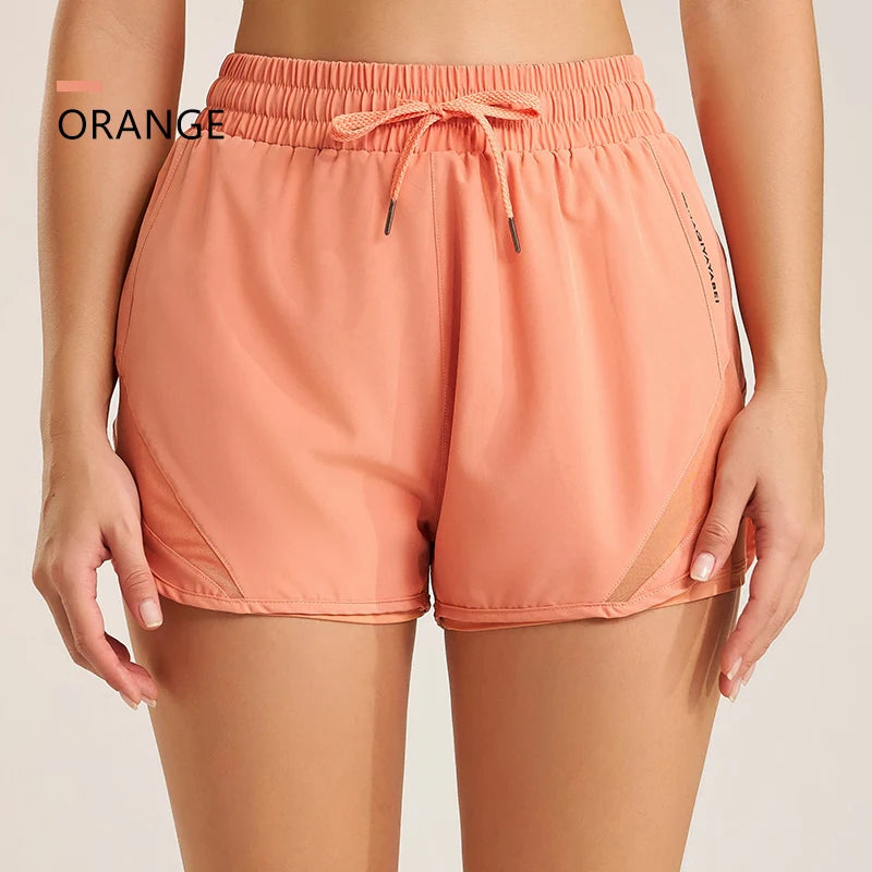 Ropa Deportiva para Mujer, pantalones cortos de Yoga, pantalones cortos para correr, gimnasio, Fitness, Ropa deportiva, entrenamiento, Ropa Deportiva para Mujer