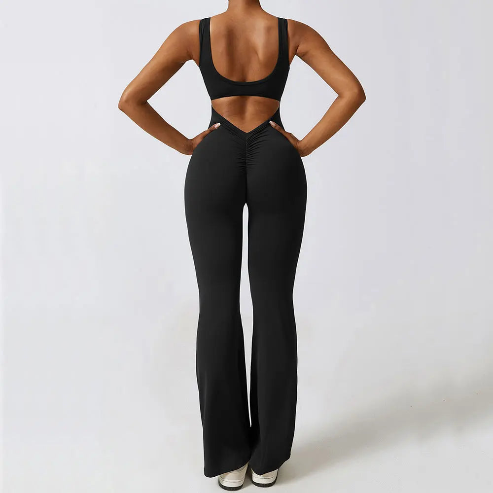 Nuevo conjunto de gimnasio para mujer, traje de entrenamiento para Yoga, ropa deportiva para mujer, mono deportivo, peleles de Fitness, monos elásticos de entrenamiento con realce para mujer