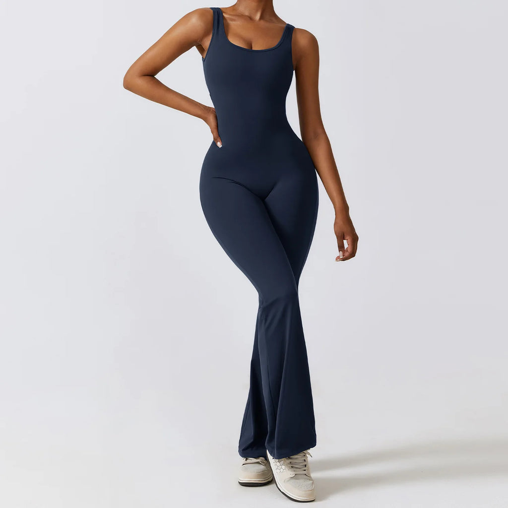 Nuevo conjunto de gimnasio para mujer, traje de entrenamiento para Yoga, ropa deportiva para mujer, mono deportivo, peleles de Fitness, monos elásticos de entrenamiento con realce para mujer