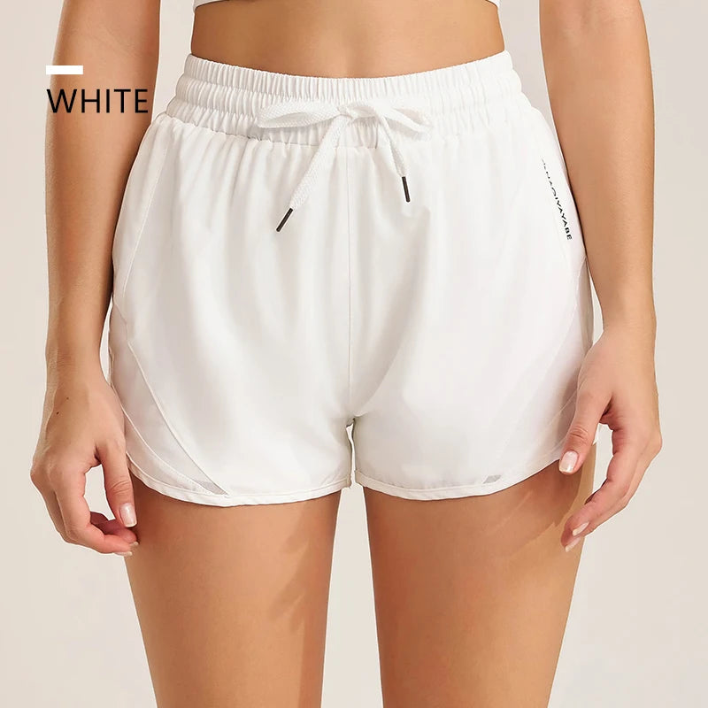 Ropa Deportiva para Mujer, pantalones cortos de Yoga, pantalones cortos para correr, gimnasio, Fitness, Ropa deportiva, entrenamiento, Ropa Deportiva para Mujer