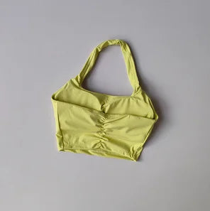 Sujetador deportivo para mujer, Tops de entrenamiento, sujetadores deportivos para gimnasio, Sujetador deportivo atlético Sexy, Top corto de Yoga con espalda descubierta para gimnasio